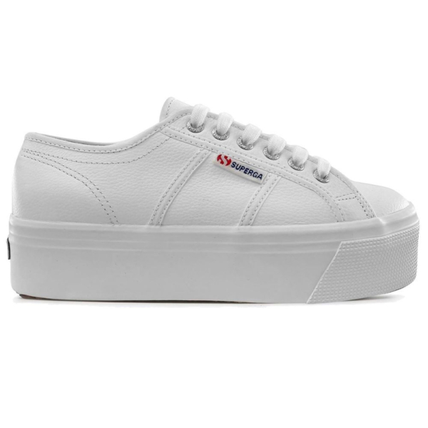 Zapatilla 2790 Tumbled Leather White Superga –