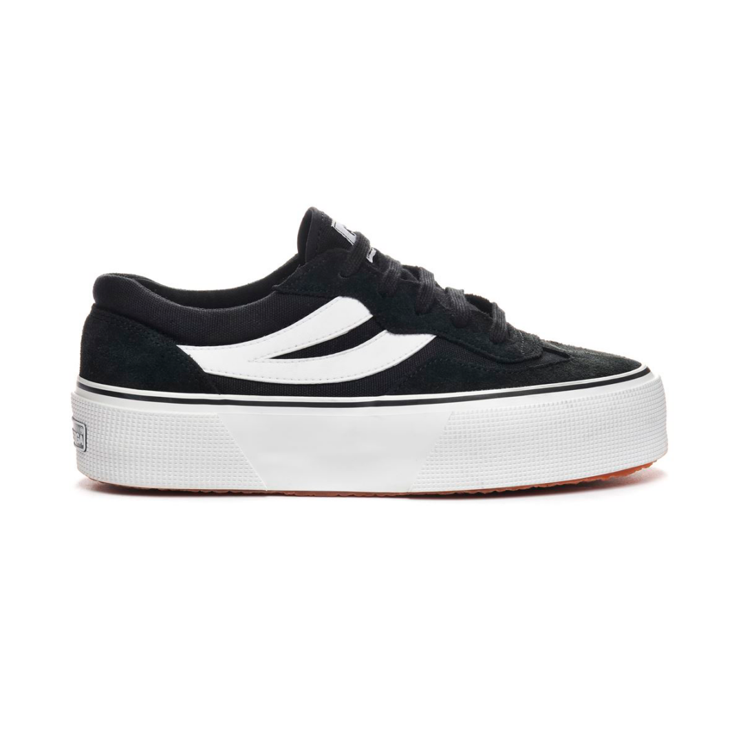 Superga negras plataforma on sale