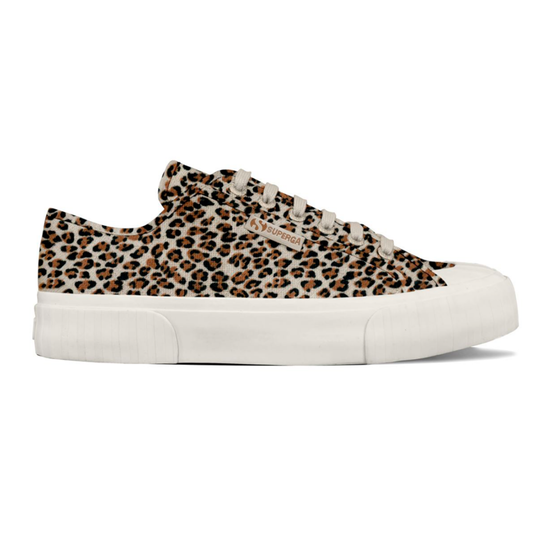 Zapatilla 2630 Stripe Classic Leopard Print